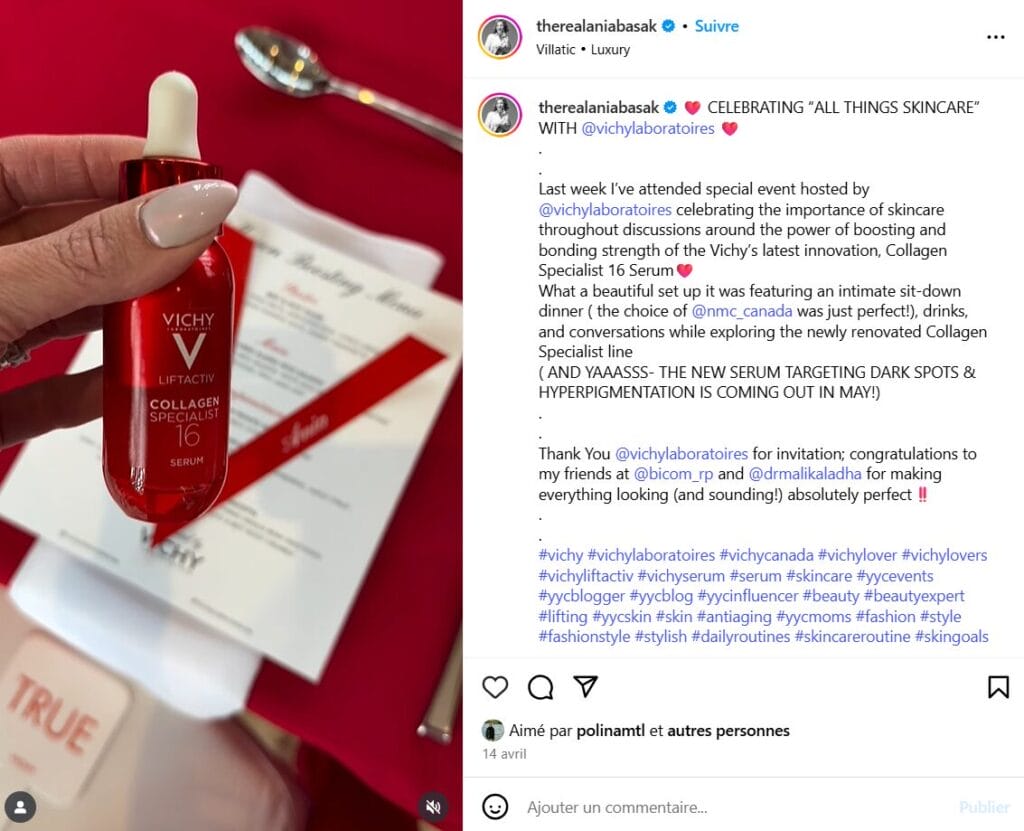 @therealaniabasak Vichy Laboratoires